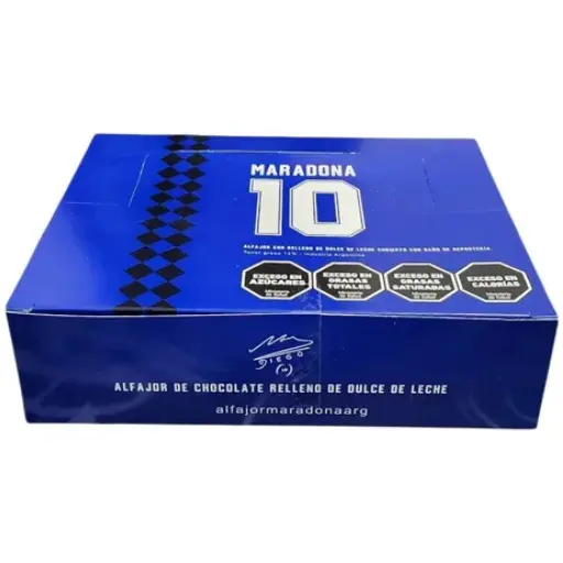 Alfajores mundial caja x6 negro